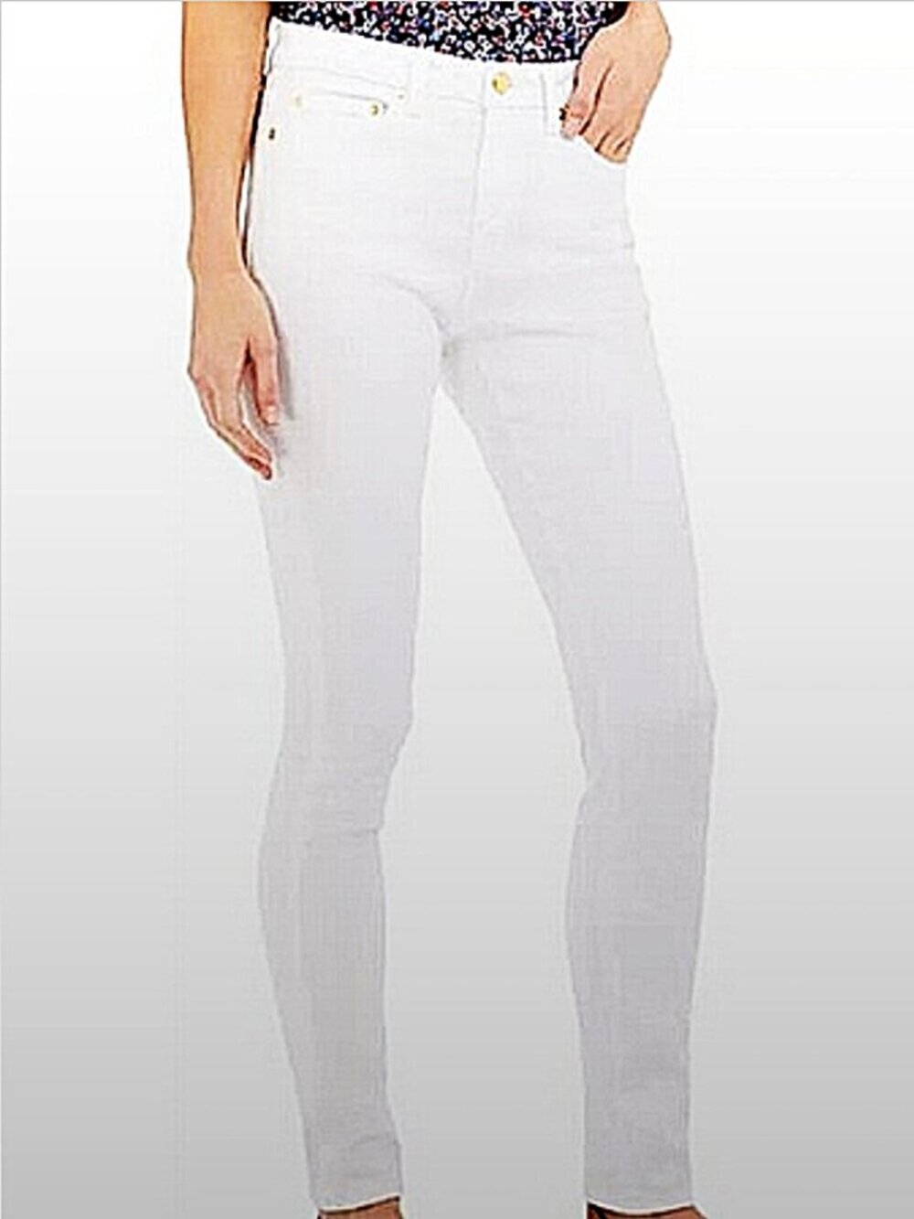Michael Kors White Denim Jeans size 8 NWTS